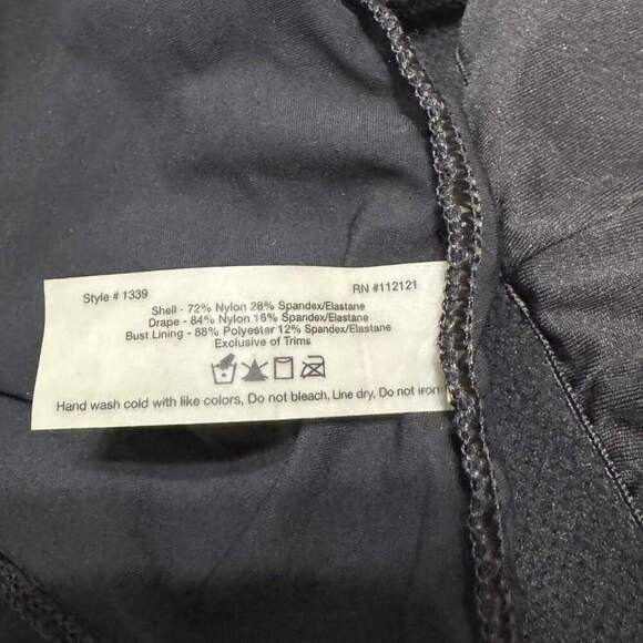 SPANX Let's Go Slimming Whittle Waistline Draped Tankini Swim Bathing Suit NWT 6 - Picture 7 of 7